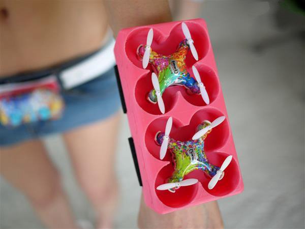 無人機操控SO EASY 性感美女3D打印腕式基座全搞定