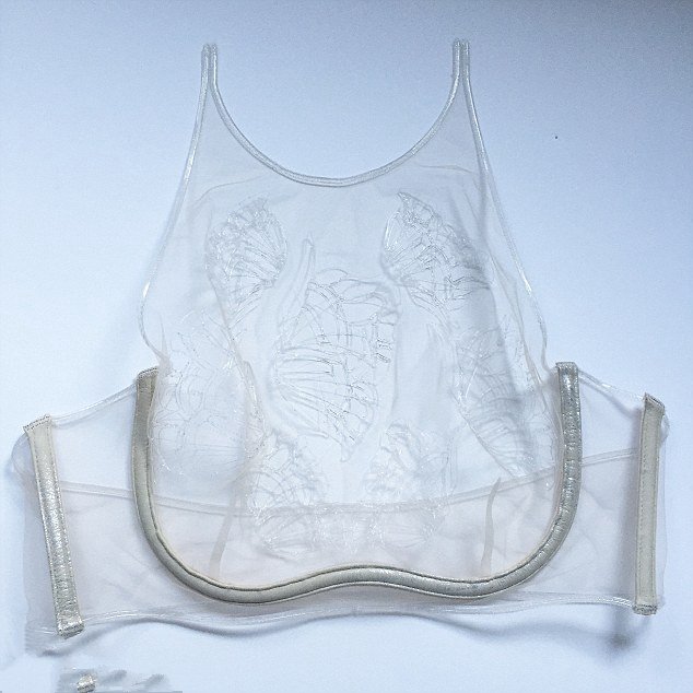 Jess用3D打印的彈力硅膠代替容易導(dǎo)致VPL的松緊帶和針腳