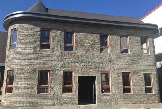 3D打印房屋房子 北京45天3D打印出400平米別墅抗震達(dá)8級