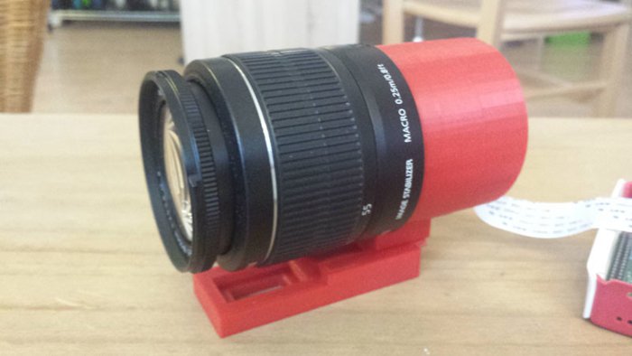 拍月球照出另類新招 3D打印樹莓派相機(jī)搞定,拍攝鏡頭