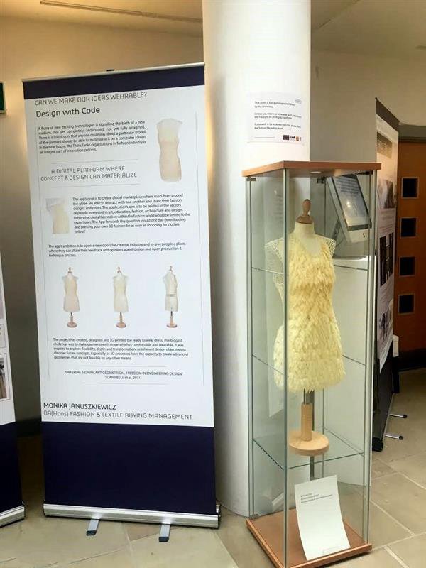 3D打印衣服越來越普遍 服裝設計專業(yè)學生3D打印裙子_e鍵3D打印服務