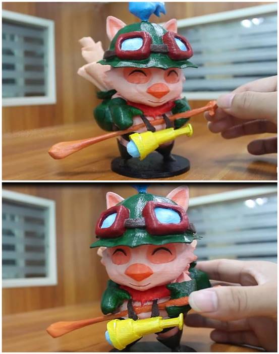 LOL《英雄聯(lián)盟》人物你認(rèn)識幾個？3D打印游戲人物_e鍵3d打印服務(wù)