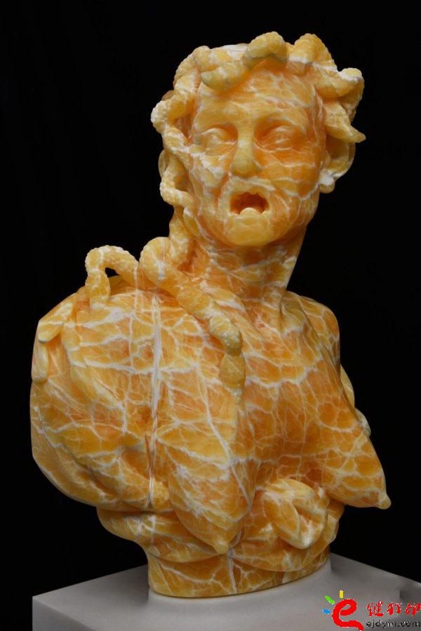 3D打印個性化私人訂制 紐約藝術(shù)家Barry X Ball的3D打印塑像作品Envy