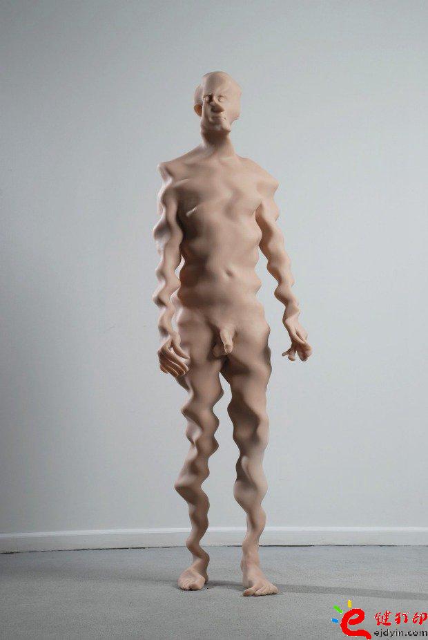 3D打印個性化私人訂制 藝術(shù)家Richard Dupont的系列3D打印雕塑之一