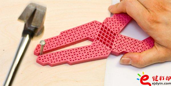 (神奇)3D打印立體成型門把手 無任何移動(dòng)連接部件