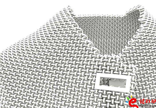 3d打印在時(shí)裝(衣服/服裝)上的應(yīng)用--3d打印設(shè)計(jì)TUP材料針織背心