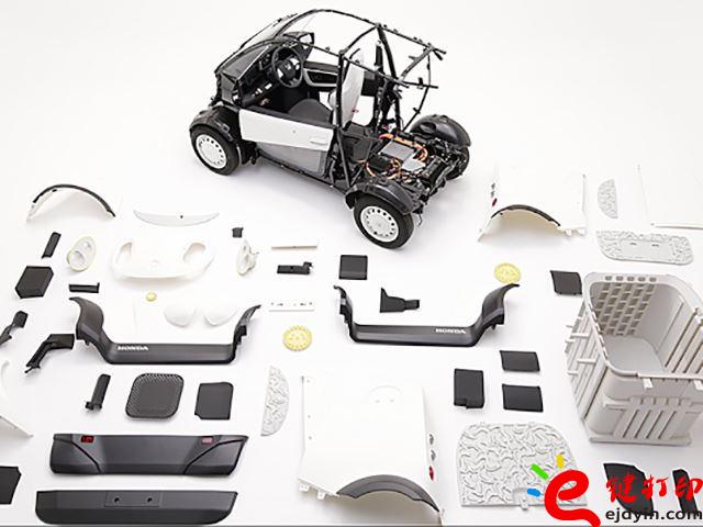 3d打印汽車應(yīng)用案例 本田創(chuàng)新3D打印電動車與商用鎂電池