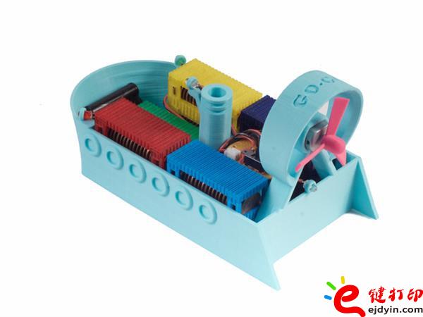 3D打印空氣推進(jìn)船,3d打印培訓(xùn)課程方案作品展 中小學(xué)生超愛(ài)3D打印小作品成功案例展示