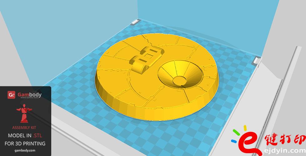 [超清圖集]<<星球大戰(zhàn)之原力覺醒>>千年隼號(hào)飛船3D打印作品欣賞(附模型下載地址)